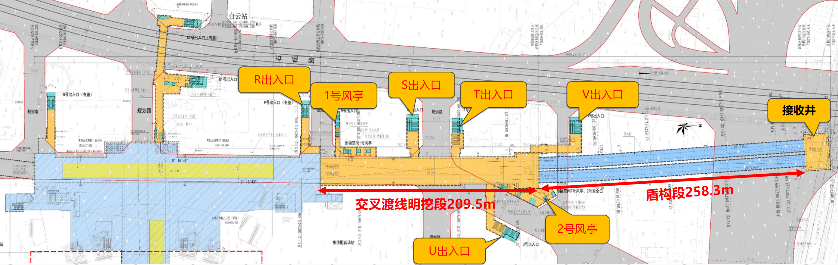 yyyyyy 以定制化方案破解施工难题,黄金甲体育机器超大直径盾构机助力广州芳白城际项目建设